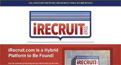 Desktop Screenshot of irecruit.com