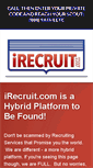 Mobile Screenshot of irecruit.com